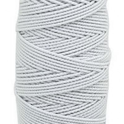 Нитка - резинка Спандекс 25 м (уп-10шт)-белые - купить в Бийске. Цена: 35.65 руб.