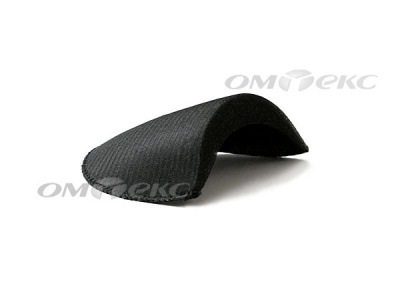 Плечевые накладки ОВ-10, обшитые, цвет чёрный - купить в Бийске. Цена: 16.83 руб.