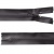 Молния водонепроницаемая PVC Т-7, 20 см, неразъемная, цвет (301)-т.серый - купить в Бийске. Цена: 21.56 руб.