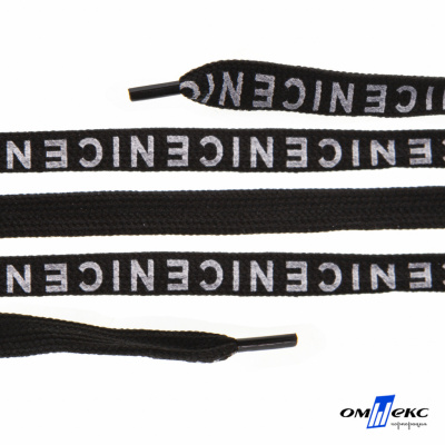 Шнурки #107-06, плоские 130 см, "СENICE" , цв.чёрный - купить в Бийске. Цена: 23.03 руб.