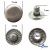 Кнопка металлическая "Альфа" с пружиной, 15 мм (уп. 720+/-20 шт), цвет никель - купить в Бийске. Цена: 1 466.73 руб.