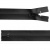 Молния водонепроницаемая PVC Т-7, 18 см, неразъемная, цвет чёрный - купить в Бийске. Цена: 21.20 руб.