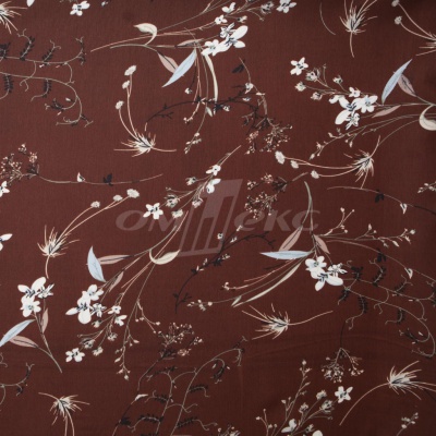 Плательная ткань "Фламенко" 2.2, 80 гр/м2, шир.150 см, принт растительный - купить в Бийске. Цена 239.03 руб.
