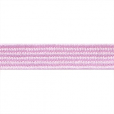 Резиновые нити с текстильным покрытием, шир. 6 мм ( упак.30 м/уп), цв.- 80-розовый - купить в Бийске. Цена: 155.22 руб.