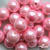 0404-00108-Бусины пластиковые под жемчуг "ОмТекс", 16 мм, (уп.50гр=24+/-1шт) цв.101-св.розовый - купить в Бийске. Цена: 44.18 руб.