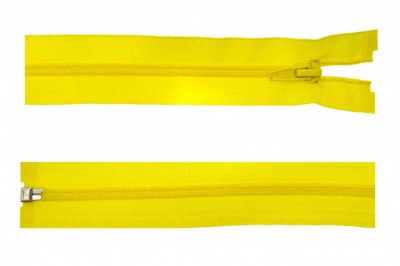 Спиральная молния Т5 131, 90 см, автомат, цвет жёлтый - купить в Бийске. Цена: 14.20 руб.