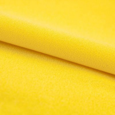 Креп стрейч Амузен 12-0752, 85 гр/м2, шир.150см, цвет жёлтый - купить в Бийске. Цена 194.07 руб.