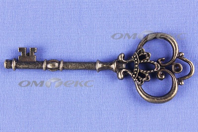 Декоративный элемент для творчества из металла "Ключ"8,5 см  - купить в Бийске. Цена: 26.93 руб.