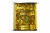 Пайетки "ОмТекс" на нитях, SILVER SHINING, 6 мм F / упак.91+/-1м, цв. 48 - золото - купить в Бийске. Цена: 356.19 руб.