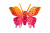 Бабочка декоративная пластиковая #10 - купить в Бийске. Цена: 7.09 руб.