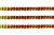 Пайетки "ОмТекс" на нитях, CREAM, 6 мм С / упак.73+/-1м, цв. 96 - красный - купить в Бийске. Цена: 484.77 руб.