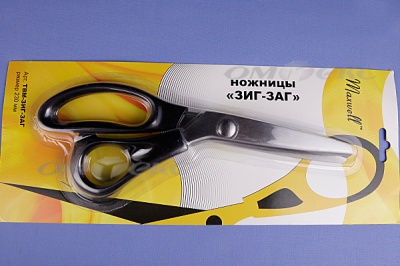 Ножницы ЗИГ-ЗАГ "MAXWELL" 230 мм - купить в Бийске. Цена: 1 041.25 руб.