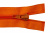 Спиральная молния Т5 849, 75 см, автомат, цвет оранжевый - купить в Бийске. Цена: 16.28 руб.