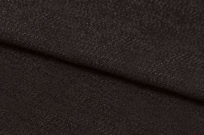 Ткань джинсовая №96, 160 гр/м2, шир.148см, цвет чёрный - купить в Бийске. Цена 350.42 руб.