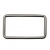Рамка металлическая прямоугольная, 40 х 15 мм- тём.никель - купить в Бийске. Цена: 4.60 руб.