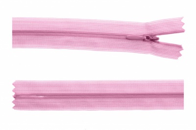 Молния потайная Т3 513, 60 см, капрон, цвет св.розовый - купить в Бийске. Цена: 10.13 руб.