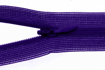 Молния потайная Т3 866, 20 см, капрон, цвет фиолетовый - купить в Бийске. Цена: 5.27 руб.