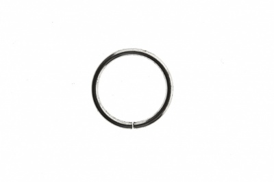 Кольцо металлическое d-15 мм, цв.-никель - купить в Бийске. Цена: 2.45 руб.