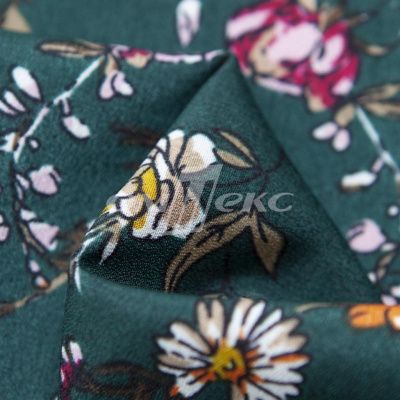 Плательная ткань "Фламенко" 6.1, 80 гр/м2, шир.150 см, принт растительный - купить в Бийске. Цена 241.49 руб.