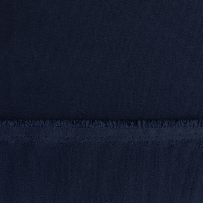 Костюмная ткань "Элис", 220 гр/м2, шир.150 см, цвет т.синий - купить в Бийске. Цена 308 руб.