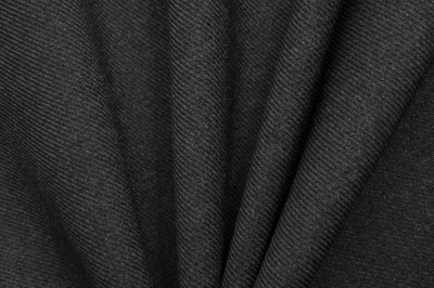 Ткань костюмная 25505 2003, 265 гр/м2, шир.150см, цвет т.серый - купить в Бийске. Цена 418.73 руб.