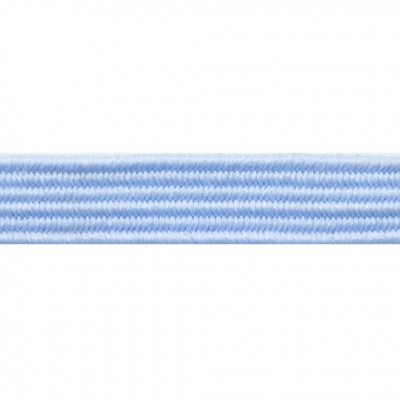 Резиновые нити с текстильным покрытием, шир. 6 мм ( упак.30 м/уп), цв.- 108-голубой - купить в Бийске. Цена: 155.22 руб.