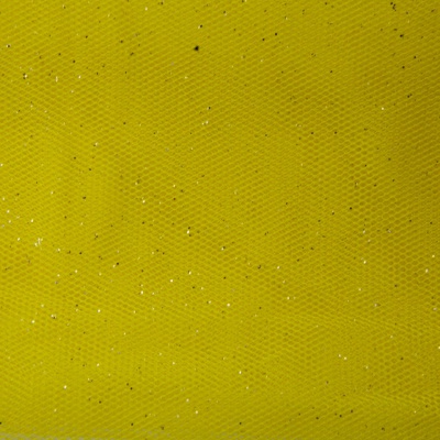 Сетка Глиттер, 24 г/м2, шир.145 см., желтый - купить в Бийске. Цена 117.24 руб.