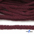 Шнур плетеный d-6 мм круглый, 70% хлопок 30% полиэстер, уп.90+/-1 м, цв.1070-бордовый - купить в Бийске. Цена: 588 руб.